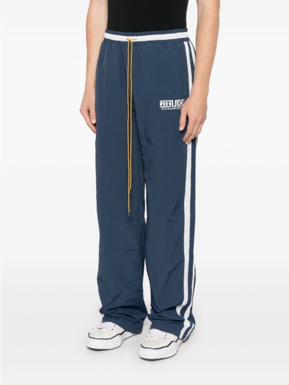 Rhude Champions Track Pant 'Navy / Off White' Men’s Size Large Joggers